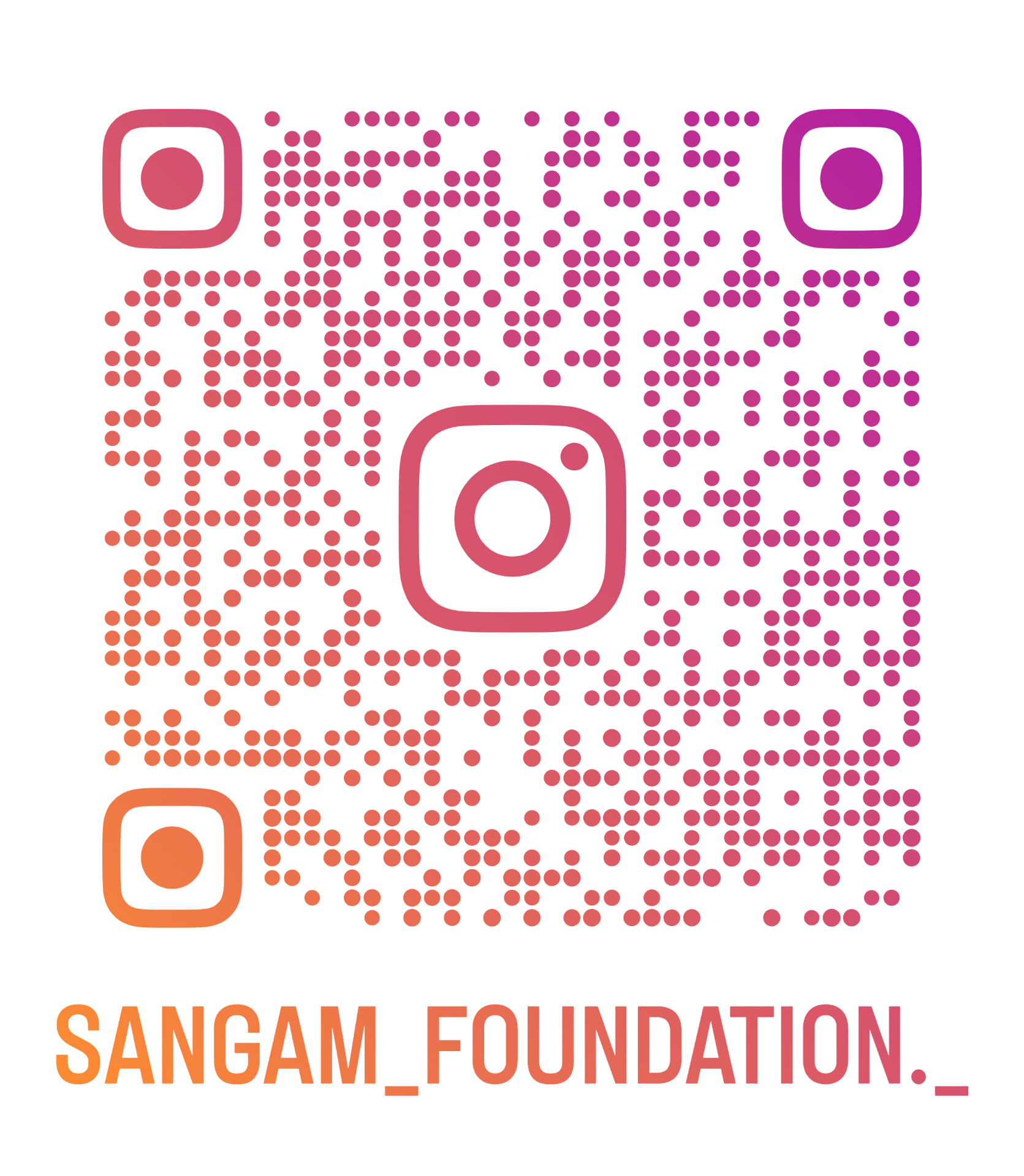 Instagram QR — sangam_foundation._